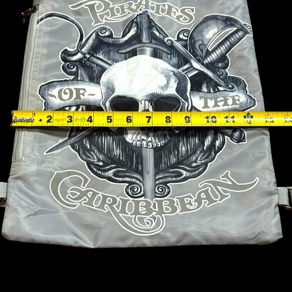 Disney Parks Theme Merchandise Pirates of the Caribbean Drawstring Backpack Bag - Picture 7 of 13